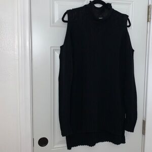marcella cold shoulder tunic sweater
